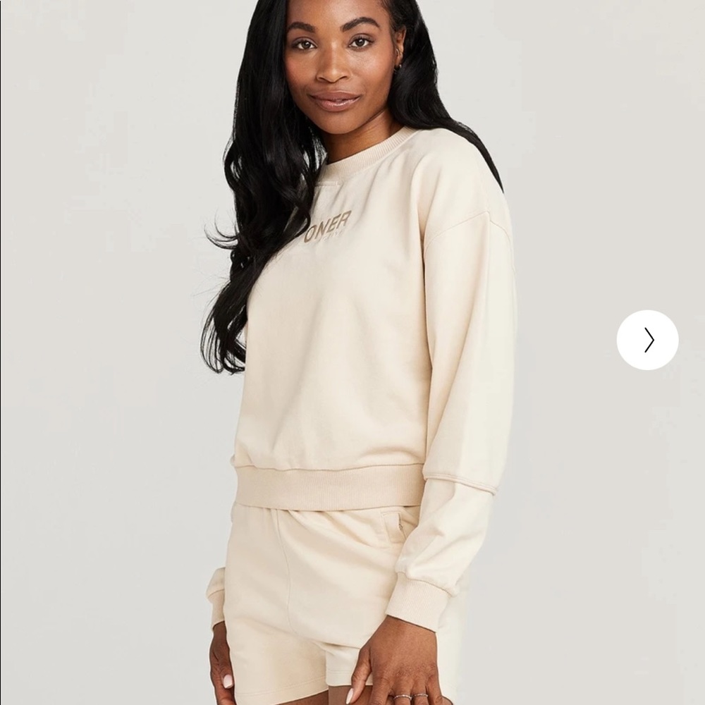 Oner Active classic lounge crewneck oatmeal